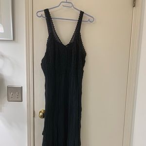 S.R. Fashions Black Maxi Dress